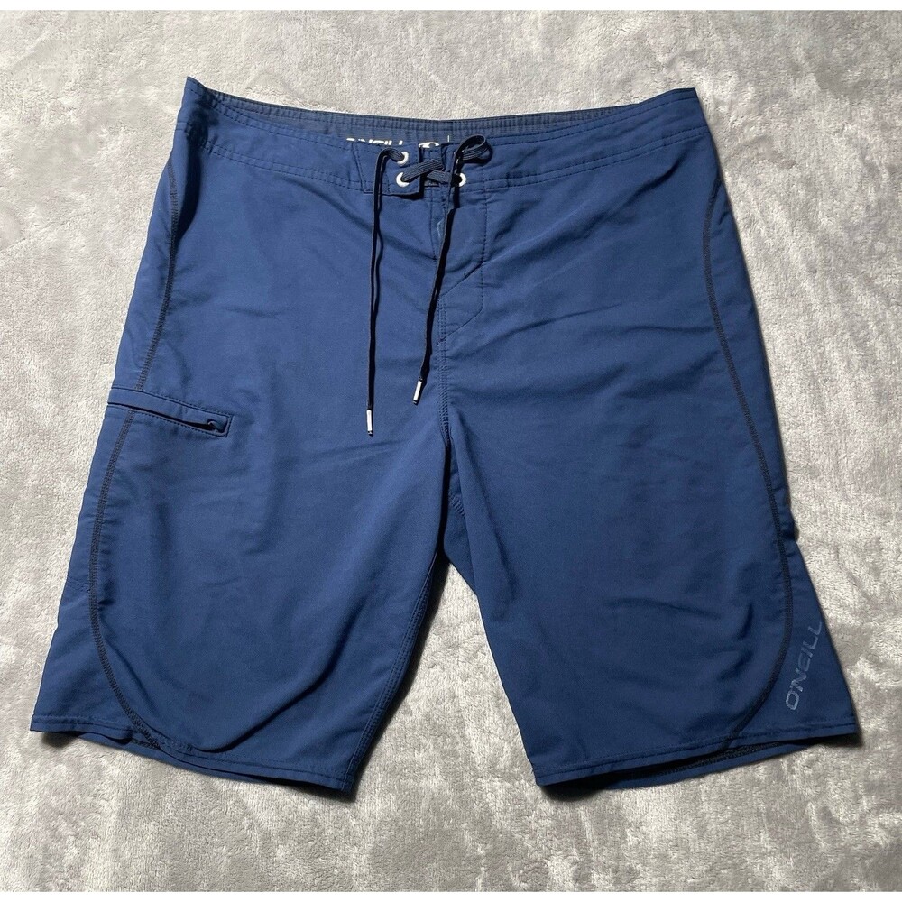 O'Neill Boardshorts Hyperfreak 34 Navy Blue Surf Swim Beach Performance